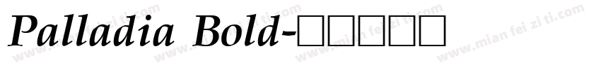 Palladia Bold字体转换